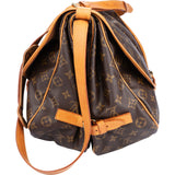 Louis Vuitton Canvas Monogram Saumur GM Crossbody Bag