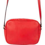 Gucci Red Leather Soho GG Crossbody Bag