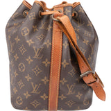 Louis Vuitton Canvas Monogram Sac Noe Petit Shoulder Bag