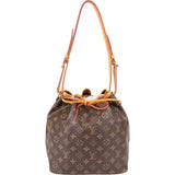 Louis Vuitton Canvas Monogram Sac Noe Petit Shoulder Bag
