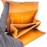 Hermès Natural Leather Compact Constance Wallet