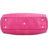 Gucci Pink Leather Mini Bamboo Handbag