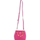 Gucci Pink Leather Mini Bamboo Handbag