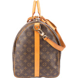 Louis Vuitton Canvas Monogram Keepall 55 Bandouliere