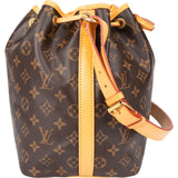 Louis Vuitton Canvas Monogram Sac Noe Petit Shoulder Bag