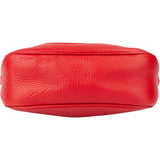 Gucci Red Leather Soho GG Crossbody Bag