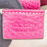 Gucci Pink Leather Mini Bamboo Handbag