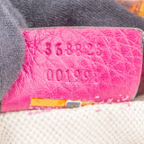 Gucci Pink Leather Mini Bamboo Handbag