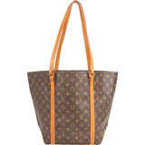 Louis Vuitton Canvas Monogram Sac Shopping Shoulder Bag
