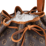Louis Vuitton Canvas Monogram Sac Noe Petit Shoulder Bag