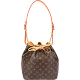 Louis Vuitton Canvas Monogram Sac Noe Petit Shoulder Bag