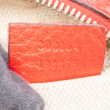 Gucci Red Leather Soho GG Crossbody Bag