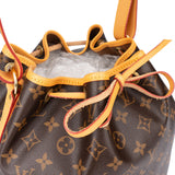 Louis Vuitton Canvas Monogram Sac Noe Petit Shoulder Bag