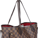 Louis Vuitton Damier Ebene Neverfull MM Shopper Bag