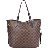 Louis Vuitton Damier Ebene Neverfull MM Shopper Bag