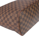 Louis Vuitton Damier Ebene Monogram Neverfull MM Shopper Handbag