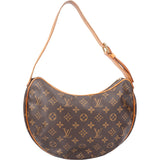 Louis Vuitton Canvas Monogram Croissant MM Shoulder Bag