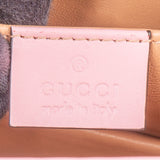 Gucci Pink Leather Queen Margaret Bee Crossbody Bag