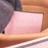 Gucci Pink Leather Queen Margaret Bee Crossbody Bag