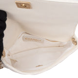 Chanel Quilted Lambskin Side Packs Single Flap Crossbody Bag