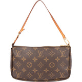 Louis Vuitton Canvas Monogram Pochette Accessoire Handbag
