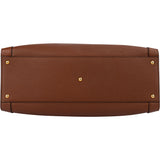 Gucci Classic Brown Leather Bamboo Handbag