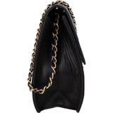 Chanel Quilted Lambskin 24K Gold Single Flap Shoulder Bag