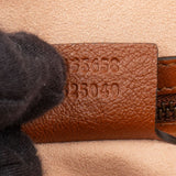 Gucci Classic Brown Leather Bamboo Handbag