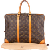 Louis Vuitton Canvas Monogram Porte Documents Handbag