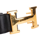 Hermès Bicolor Reversible Leather Belt (90)