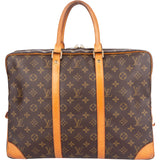 Louis Vuitton Canvas Monogram Porte Documents Handbag