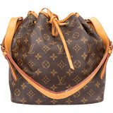 Louis Vuitton Canvas Monogram Sac Noe Petit Shoulder Bag