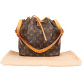 Louis Vuitton Canvas Monogram Sac Noe Petit Shoulder Bag