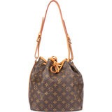 Louis Vuitton Canvas Monogram Sac Noe Petit Shoulder Bag