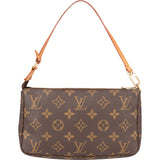 Louis Vuitton Canvas Monogram Pochette Accessoire Handbag