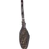 Fendi FF Monogram Baguette Buckle Shoulder Bag