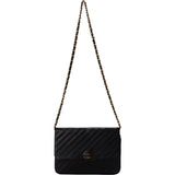 Chanel Quilted Lambskin 24K Gold Single Flap Shoulder Bag