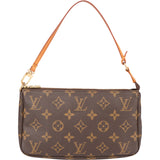 Louis Vuitton Canvas Monogram Pochette Accessoire Handbag