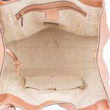 Gucci Pink Metallic GG Soho Handbag