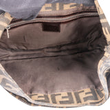 Fendi FF Monogram Baguette Buckle Shoulder Bag