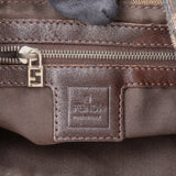 Fendi FF Monogram Baguette Buckle Shoulder Bag