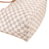 Louis Vuitton Monogram Damier Azur Canvas Neverfull MM Shoulder Bag