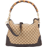 Gucci GG Monogram Bamboo Handbag