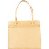 Louis Vuitton Vanille Epi Leather Croisette GM Handbag