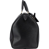 Louis Vuitton Noir Epi Leather Keepall 45