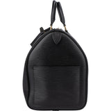 Louis Vuitton Noir Epi Leather Keepall 45