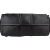 Louis Vuitton Noir Epi Leather Keepall 45