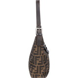 Fendi FF Monogram Baguette Buckle Shoulder Bag