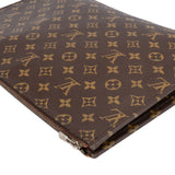 Louis Vuitton Canvas Monogram Poche Laptop Clutch