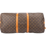 Louis Vuitton Canvas Monogram Keepall 55 Bandouliere